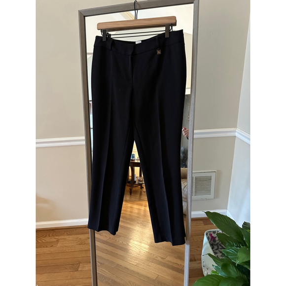 Women's Anne Klein Black Dress Pants Size 6 - Picture 1 of 4
